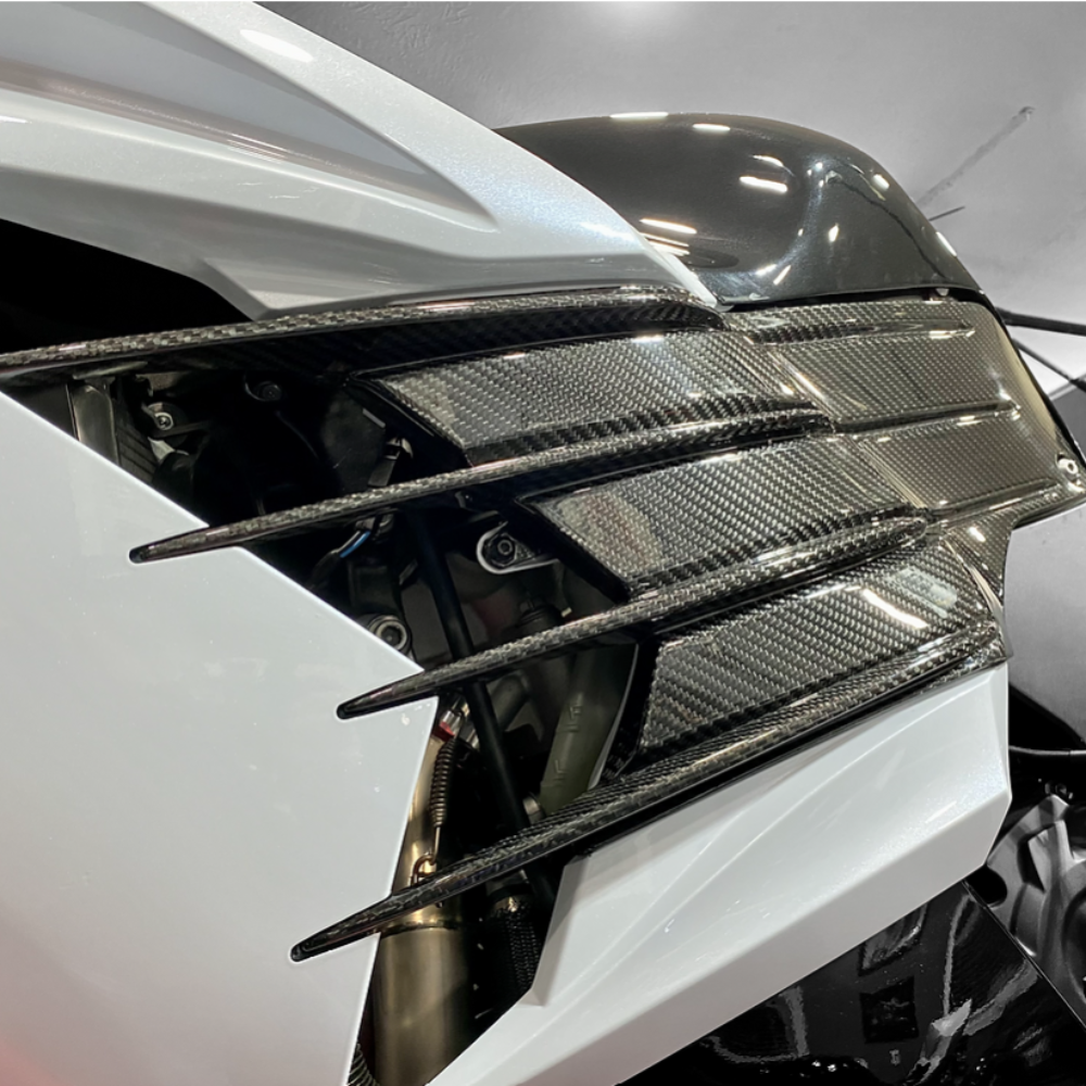 AGM ZX14R Carbon Fiber Side Gills - Montgomery Motorsports AGM ZX14R Carbon Fiber Side Gills - Montgomery Motorsports