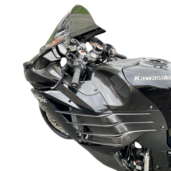 ガスガン AGM ZX14R Carbon Fiber Tank Cover - Montgomery Motorsports