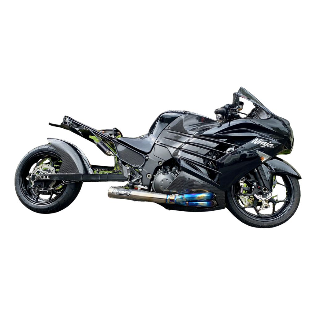 AGM ZX14R Carbon Fiber Tank Cover - Montgomery Motorsports AGM ZX14R Carbon Fiber Tank Cover - Montgomery Motorsports
