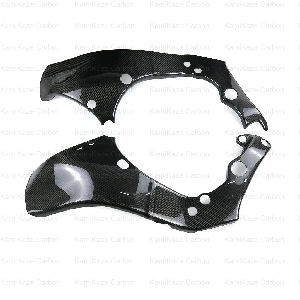 KamiKaze Kawasaki ZX10R 2016-2020 Carbon Fiber Frame Cover Panel Protector