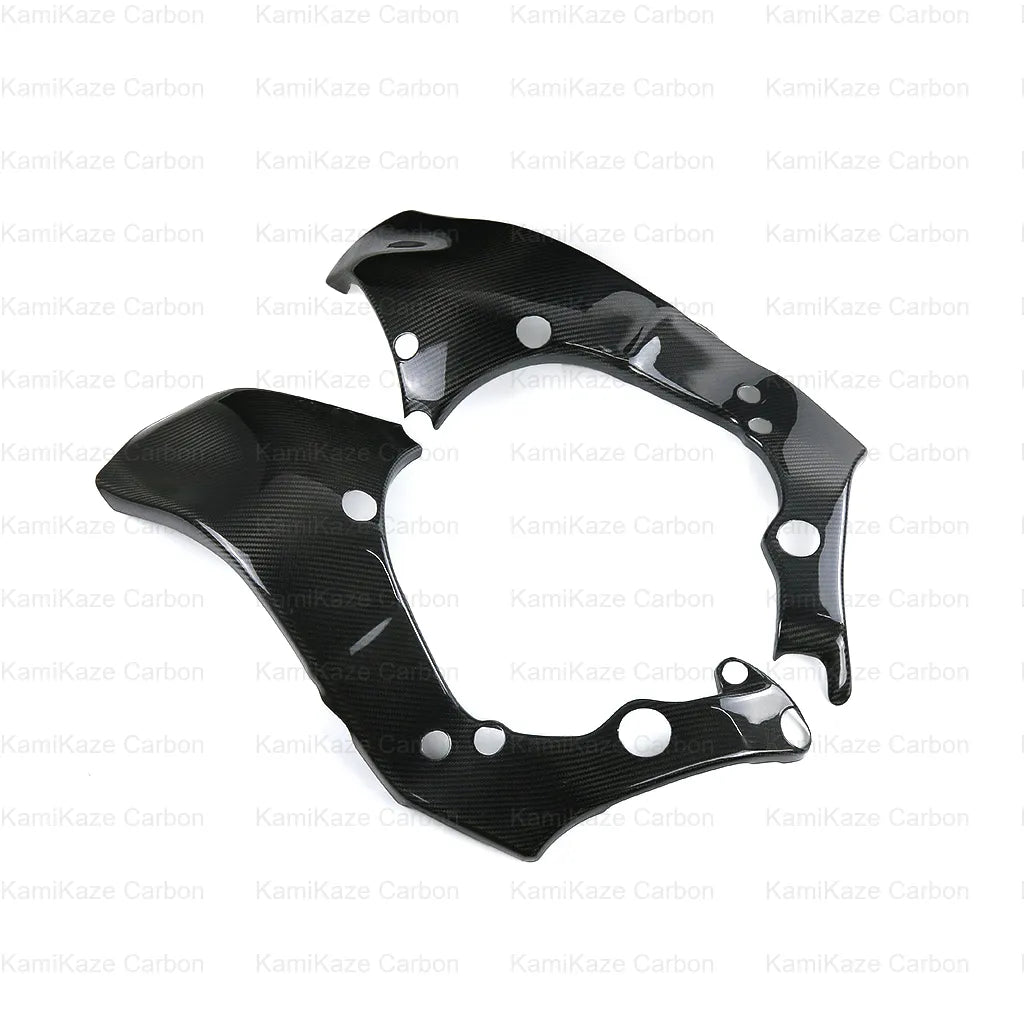 KamiKaze Kawasaki ZX10R 2016-2020 Carbon Fiber Frame Cover Panel Protector