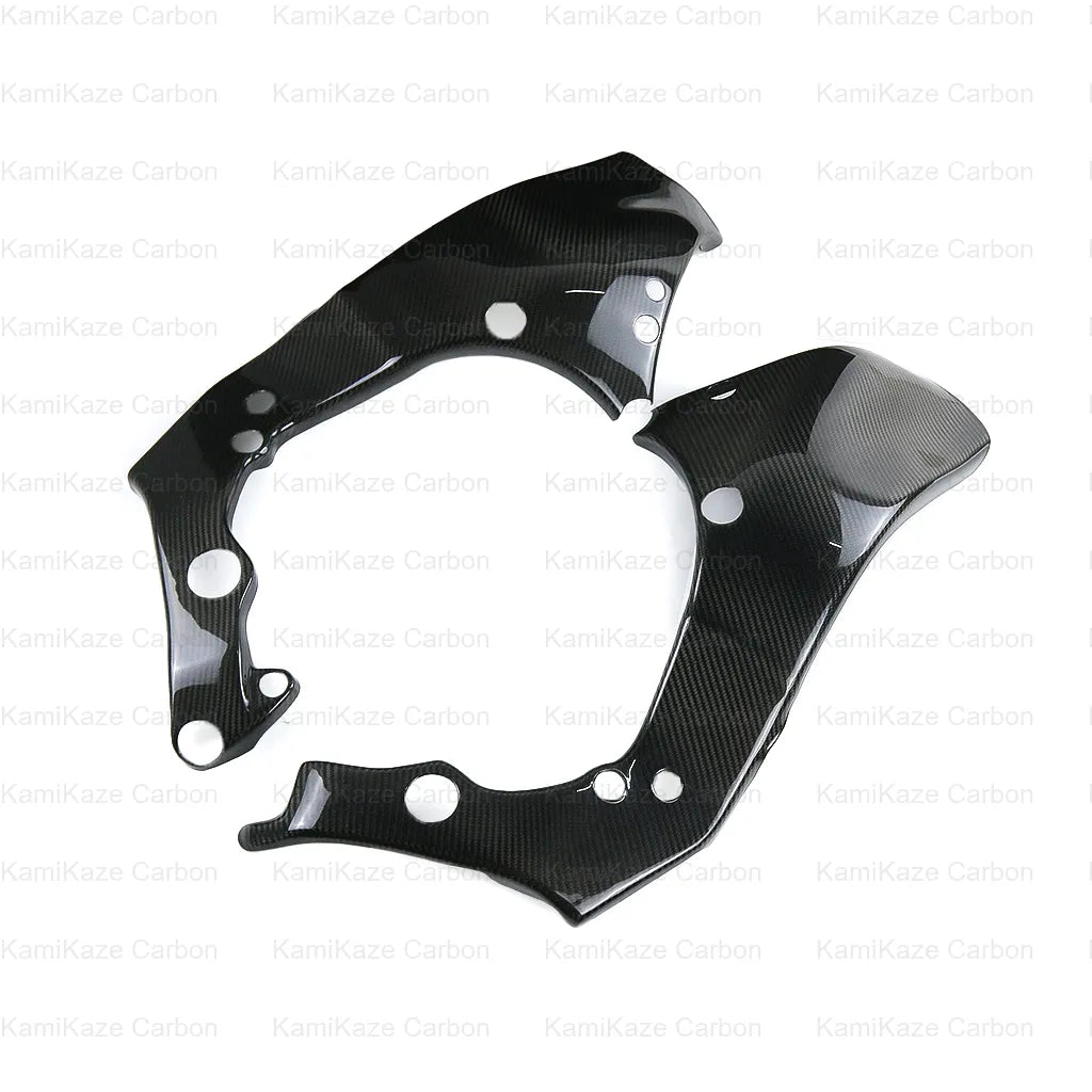 KamiKaze Kawasaki ZX10R 2016-2020 Carbon Fiber Frame Cover Panel Protector
