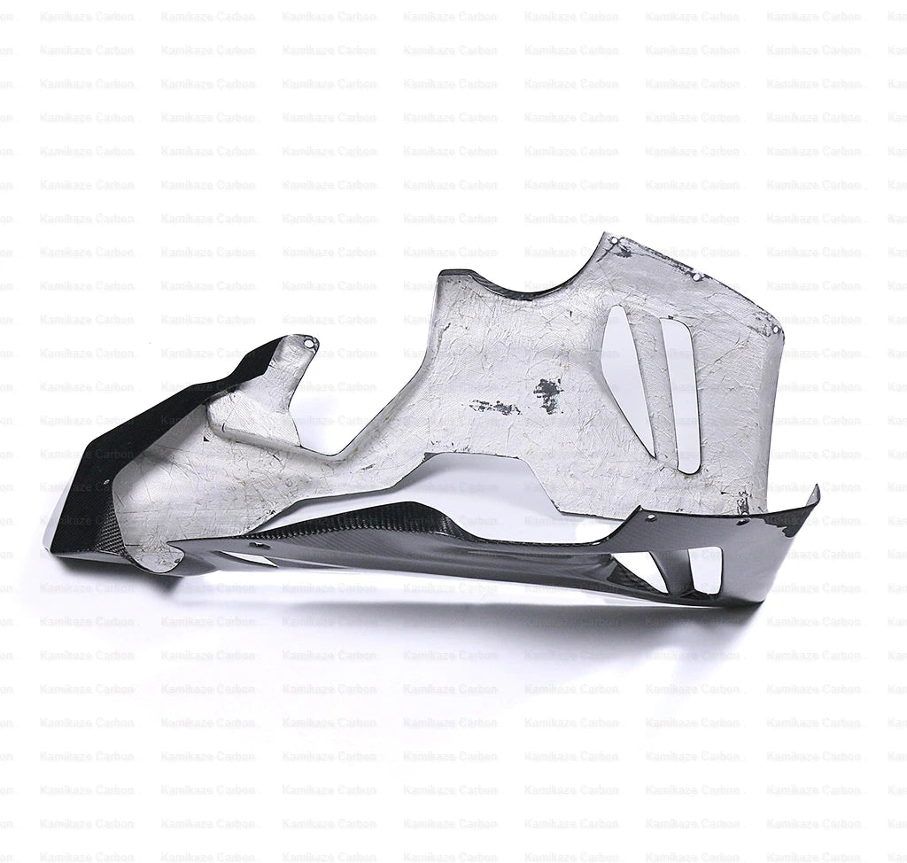 Kamikaze Honda CBR1000RR Carbon Fiber Engine Side Panels Belly Pan Lower Side