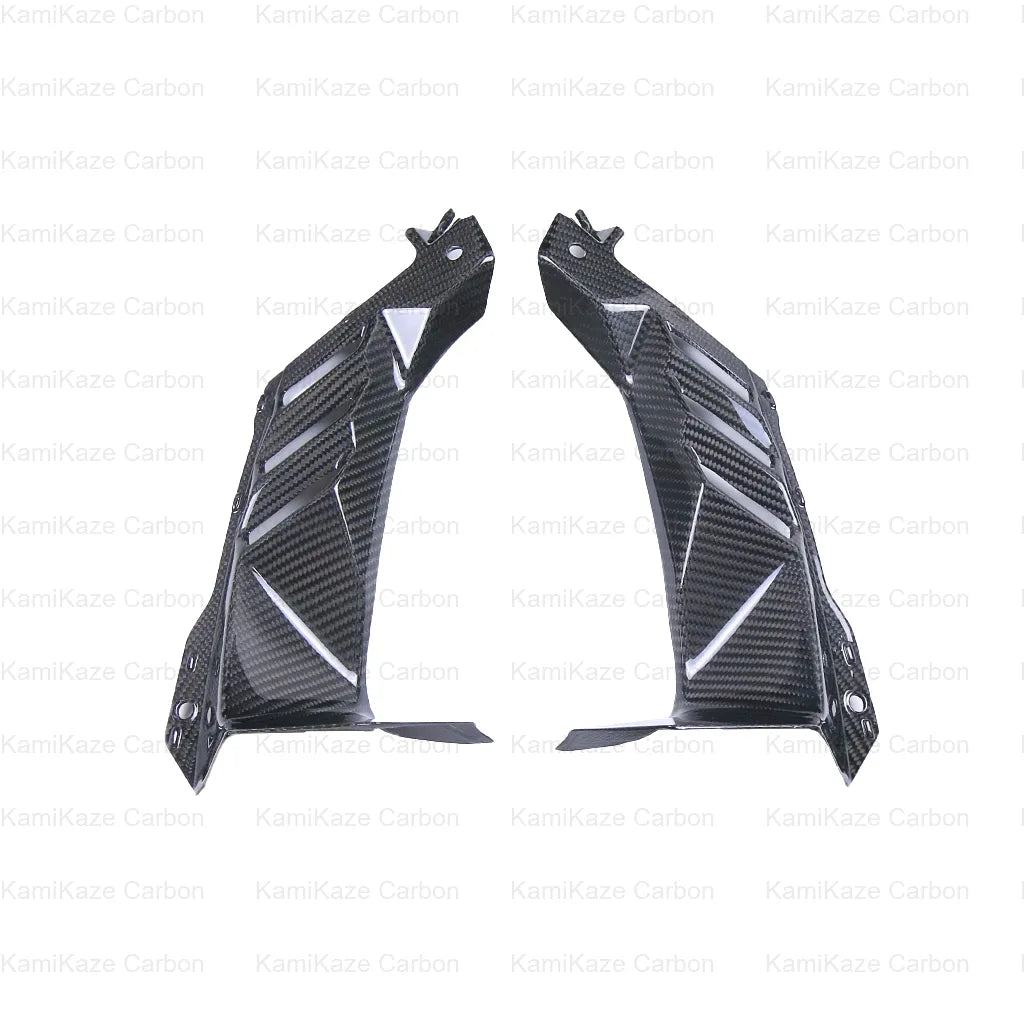 KamiKaze Kawasaki ZX10R ZX-10R Carbon Fiber Kit Dash Panel Side KamiKaze Kawasaki ZX10R ZX-10R Carbon Fiber Kit Dash Panel Side